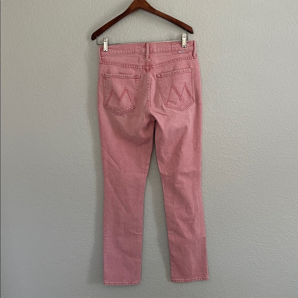 MOTHER Superior The Mid Rise Dazzler Ankle In Twice as Nice Pink. Size 27 - Picture 5 of 13